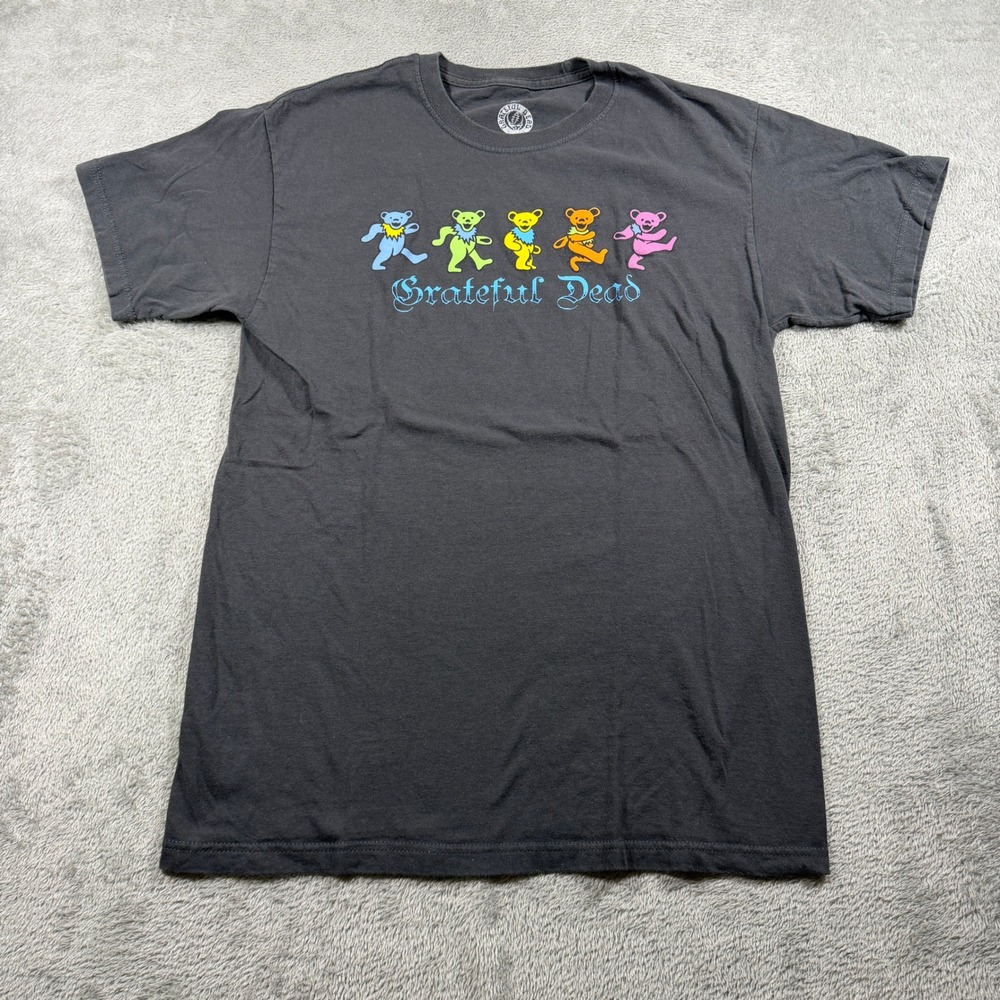 Grateful Dead T-Shirt‎ Mens Medium Black Dancing Bears Short Sleeve